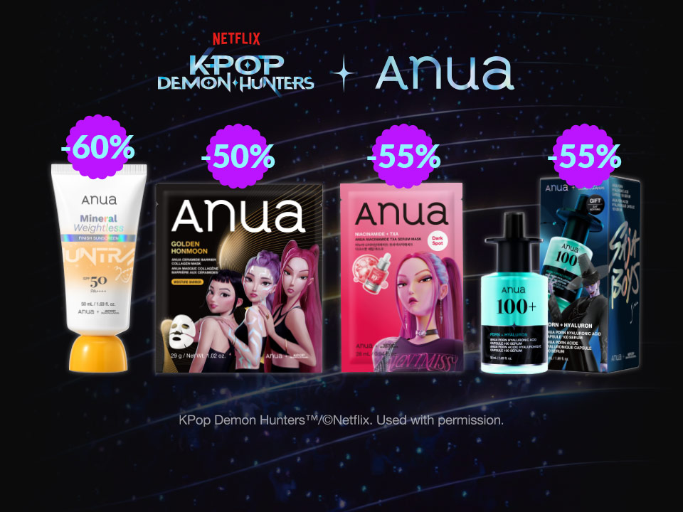 Anua x KPop Demon Hunters Week!