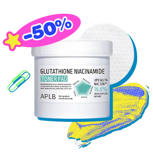 APLB<br>Glutathione Niacinamide Toner Pad