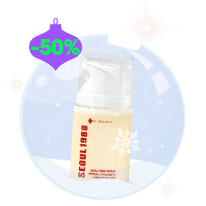 KSECRET<br>SEOUL 1988 Cream : Retinal Liposome 1% + Fermented Rice