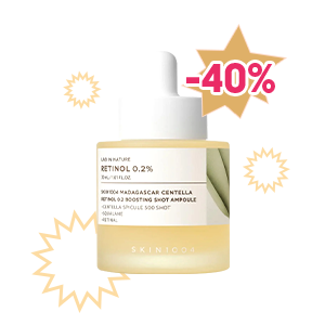 SKIN1004<br>Lab in Nature Madagascar Centella Retinol 0.2 Boosting Shot Ampoule