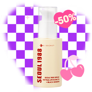 KSECRET<br>SEOUL 1988 Serum : Retinal Liposome 2% + Black Ginseng