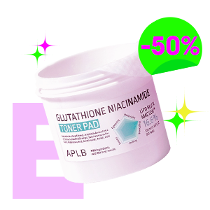 APLB<br>Glutathione Niacinamide Toner Pad