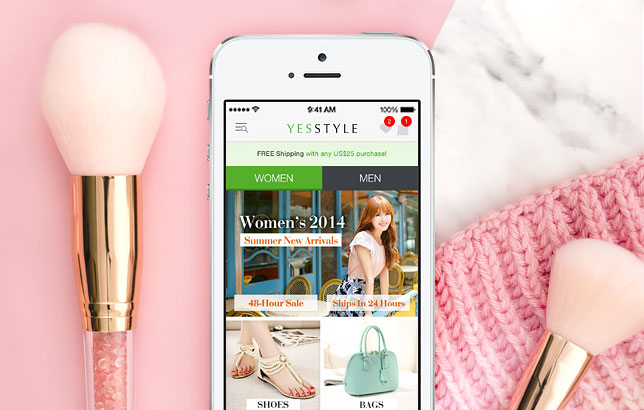 Il lancio dell’app YesStyle